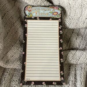 Mary Engelbreit Vintage “Once Upon A Time” magnetic notepad NIP